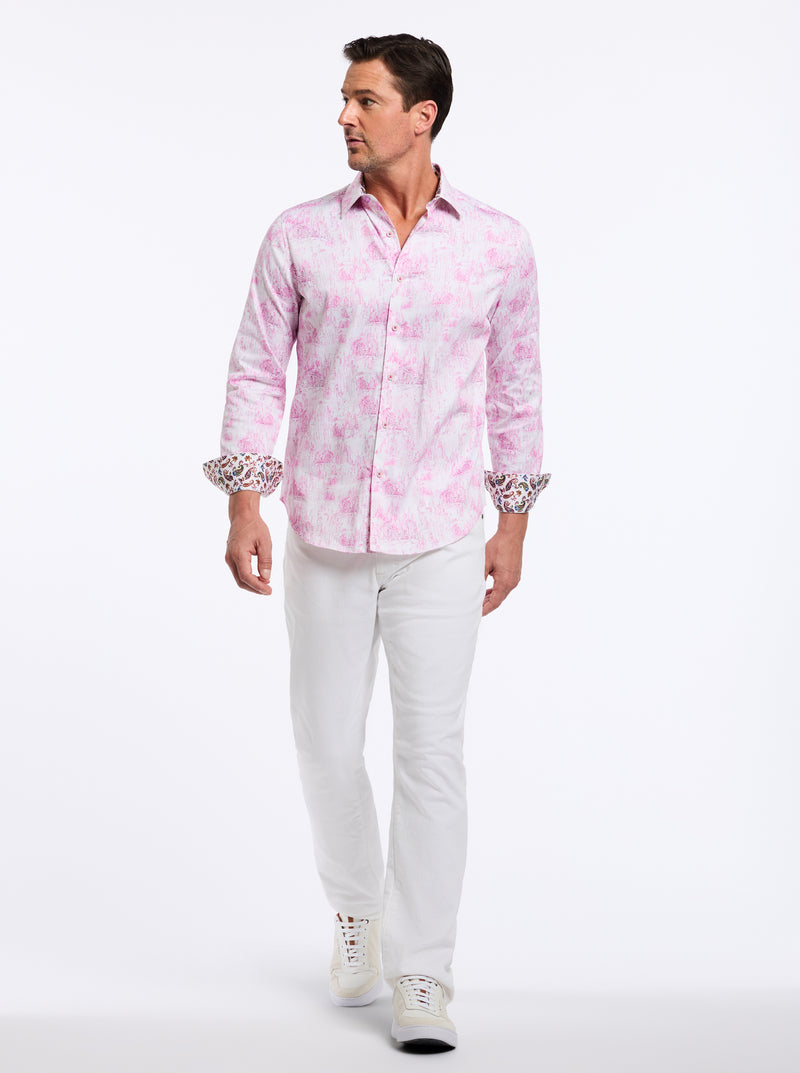 LIBERTY LONG SLEEVE BUTTON DOWN SHIRT