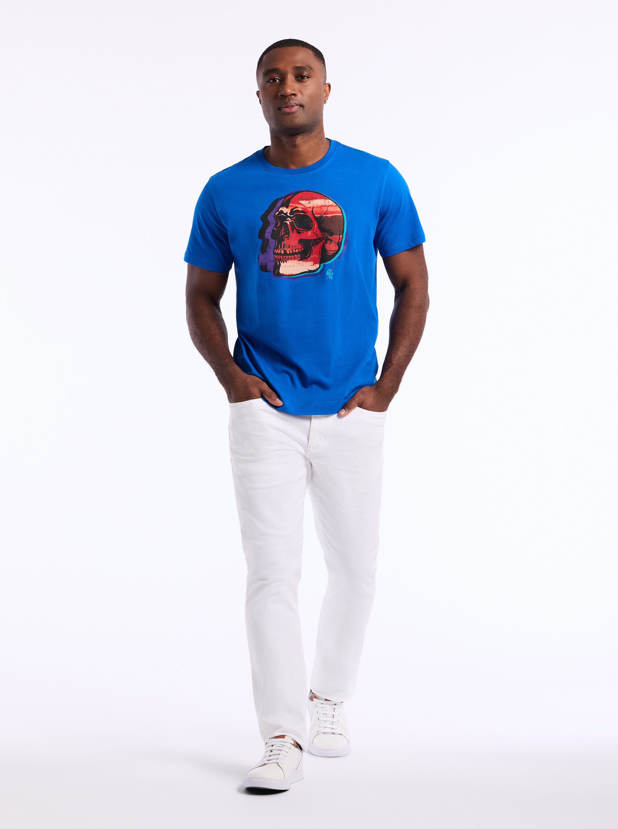 STAMP SKULL SHORT SLEEVE T-SHIRT