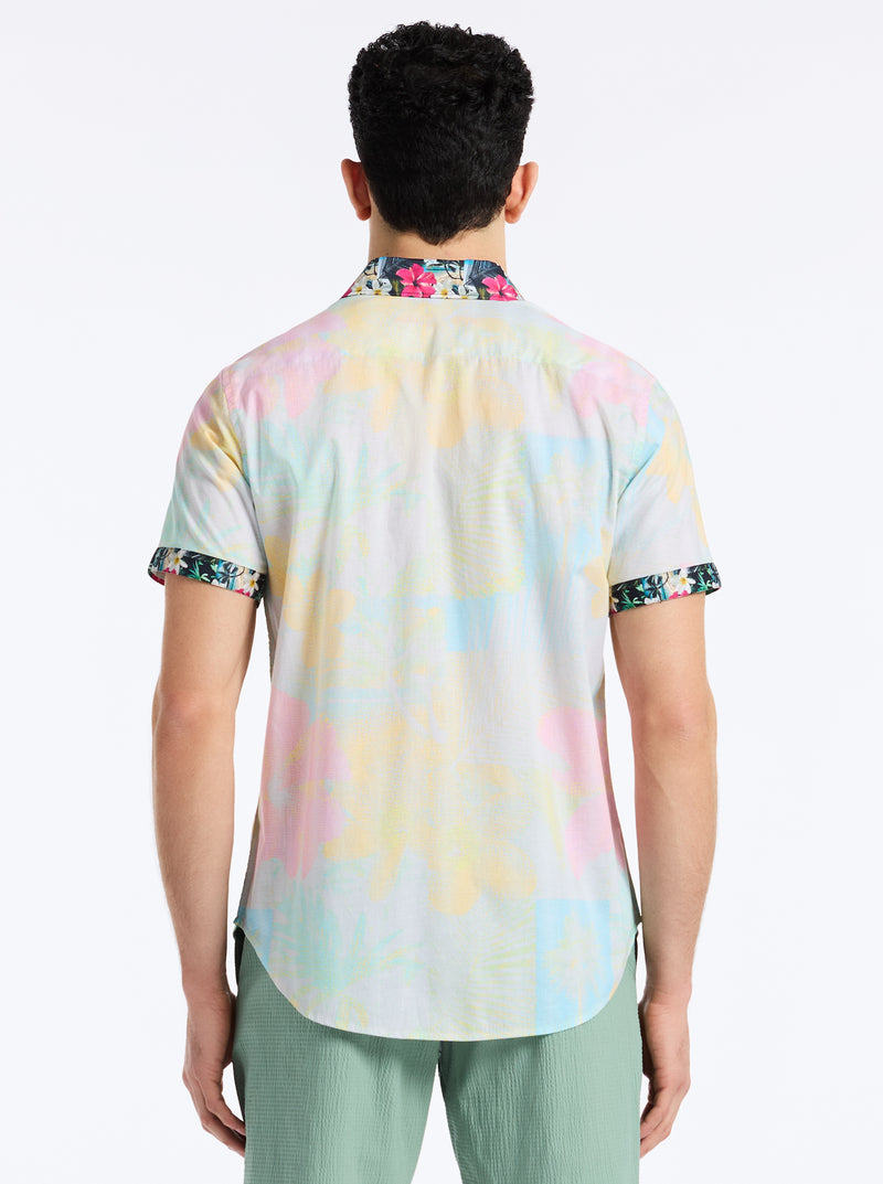 HAZE SHORT SLEEVE BUTTON DOWNN SHIRT TALL