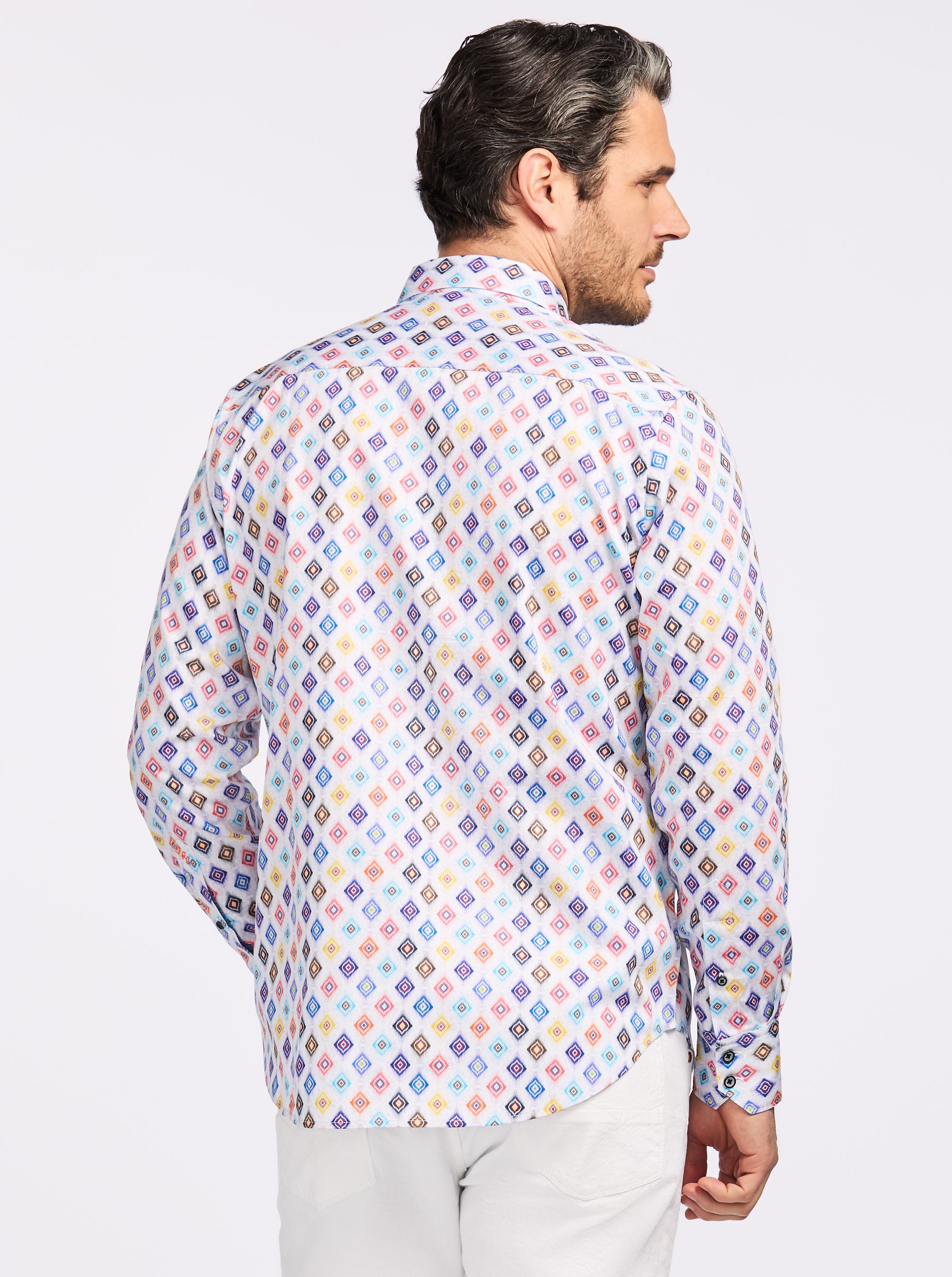 PETERMAN LONG SLEEVE BUTTON DOWN SHIRT
