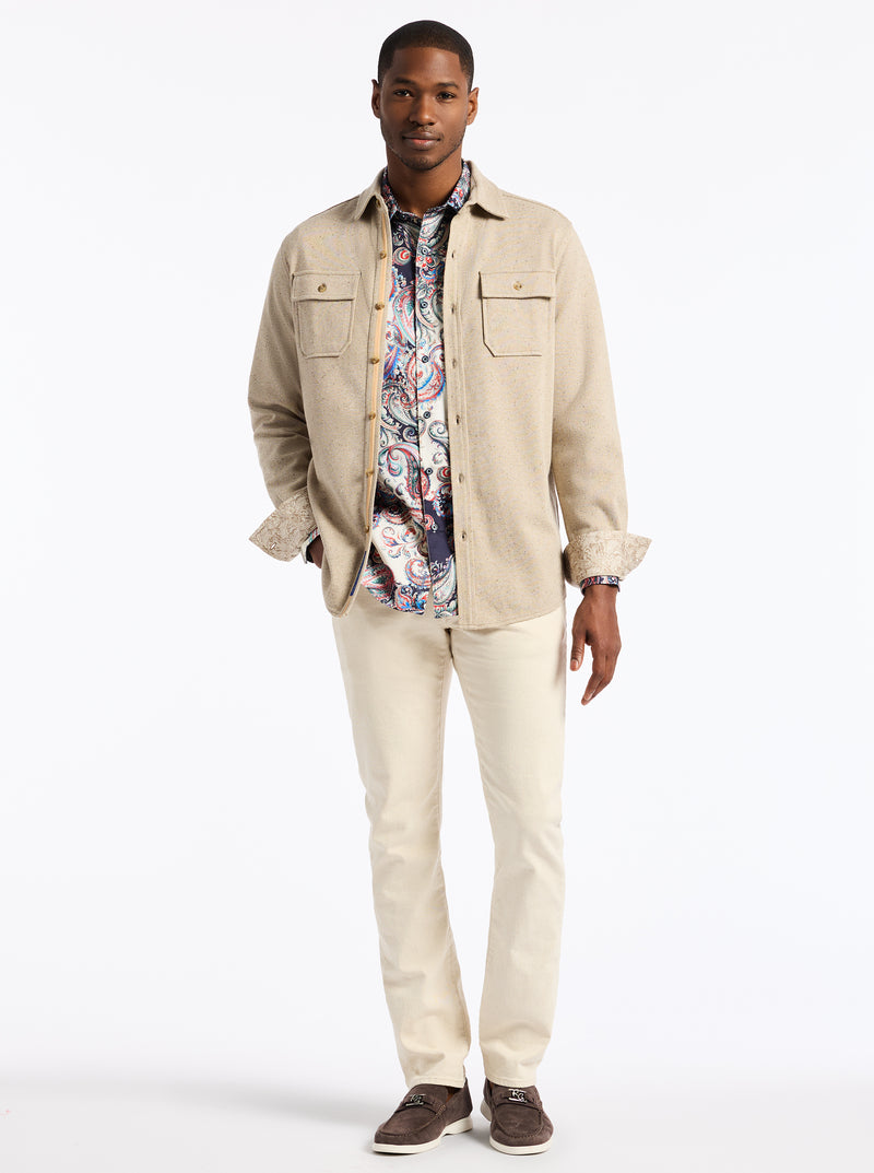 VIGANO LONG SLEEVE KNIT SHIRT