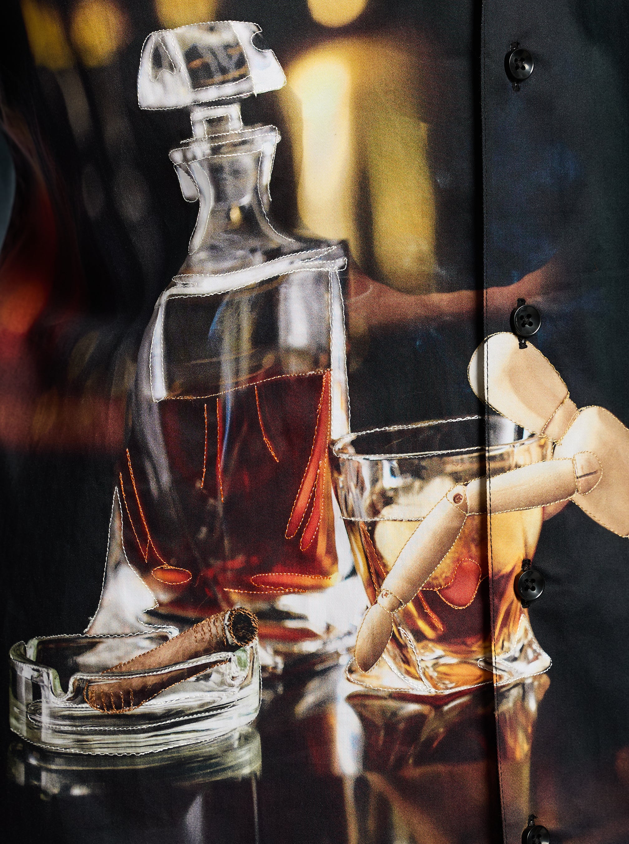 DISTILLED SPIRIT LONG SLEEVE BUTTON DOWN SHIRT