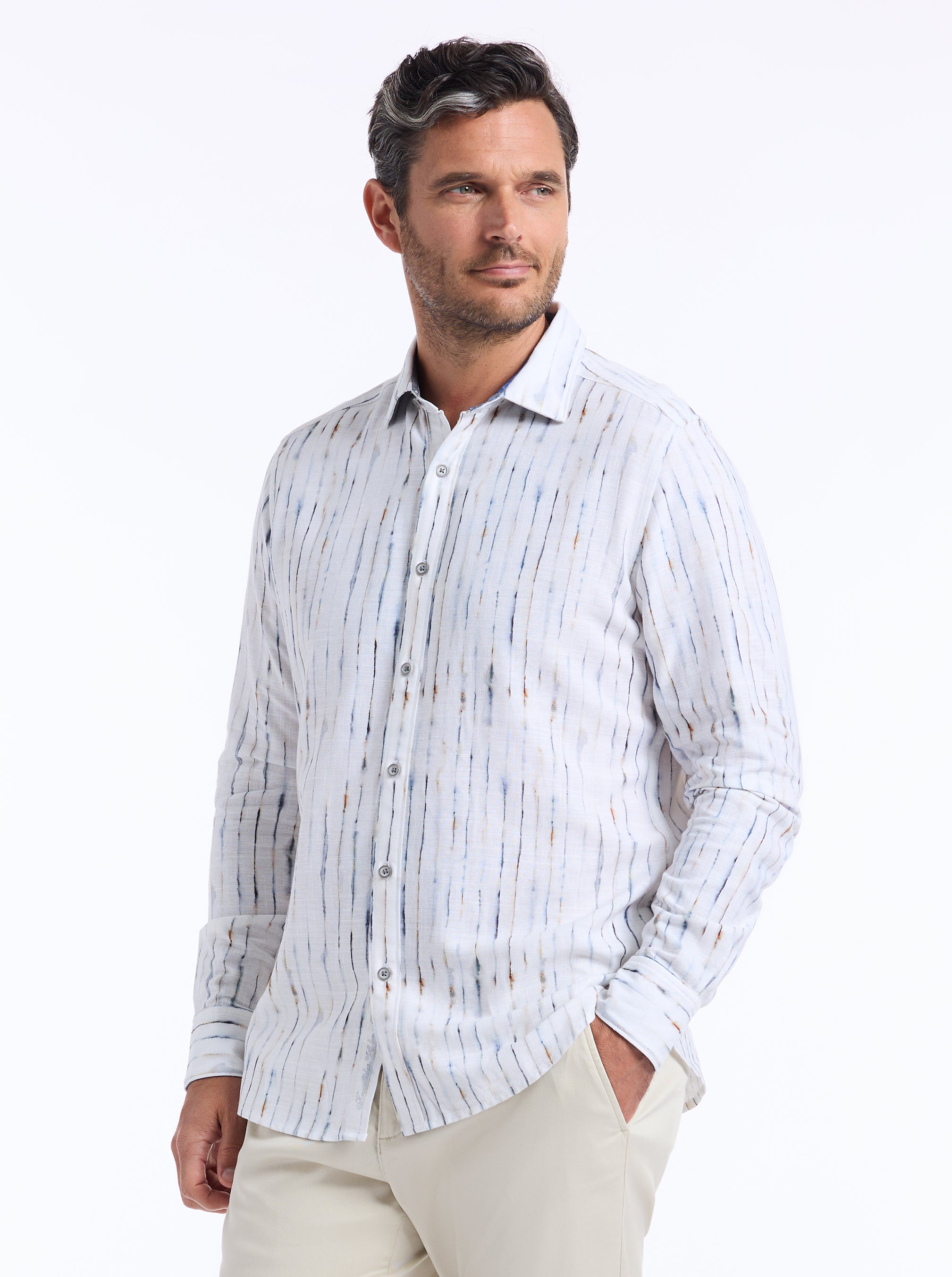 BRADLAUGH LONG SLEEVE BUTTON DOWN SHIRT