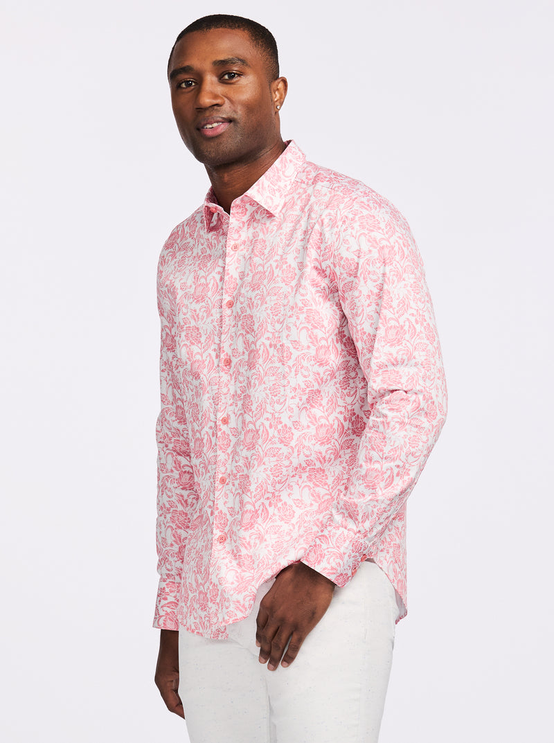 CALEDON LONG SLEEVE BUTTON DOWN SHIRT