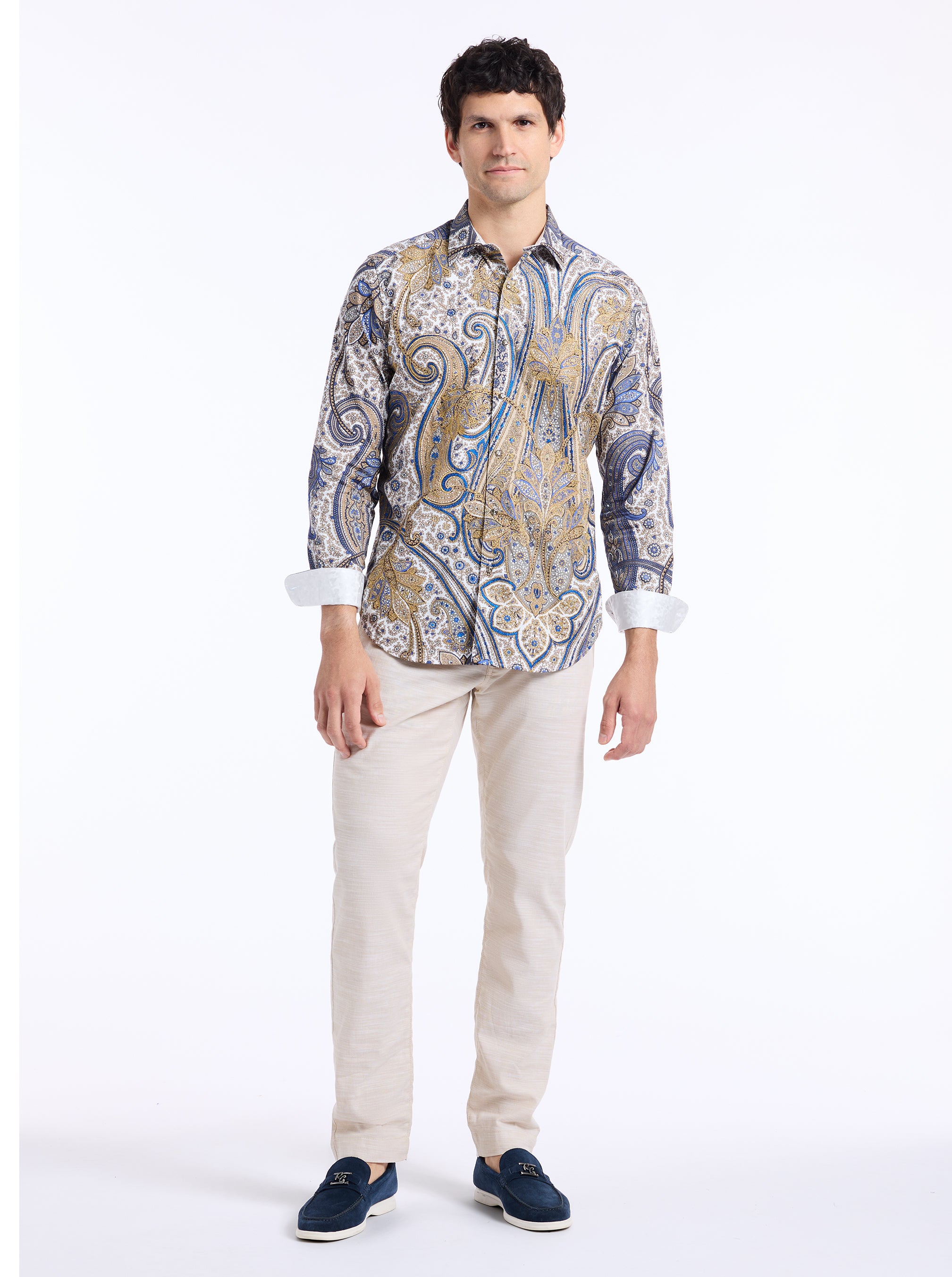 LIMITED EDITION THE LANSKY LOOK LONG SLEEVE BUTTON DOWN SHIRT