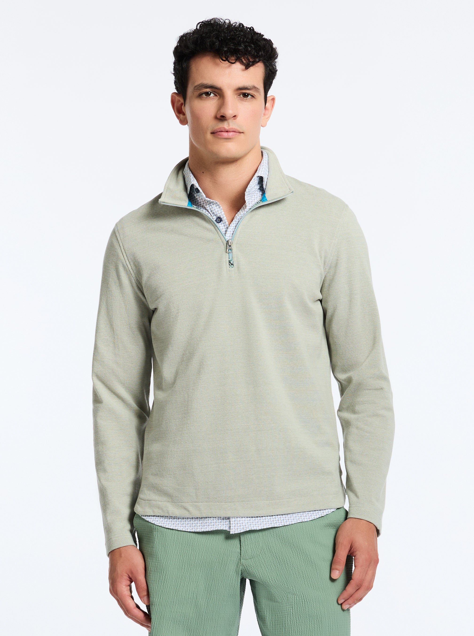 HOBSON LONG SLEEVE KNIT SHIRT