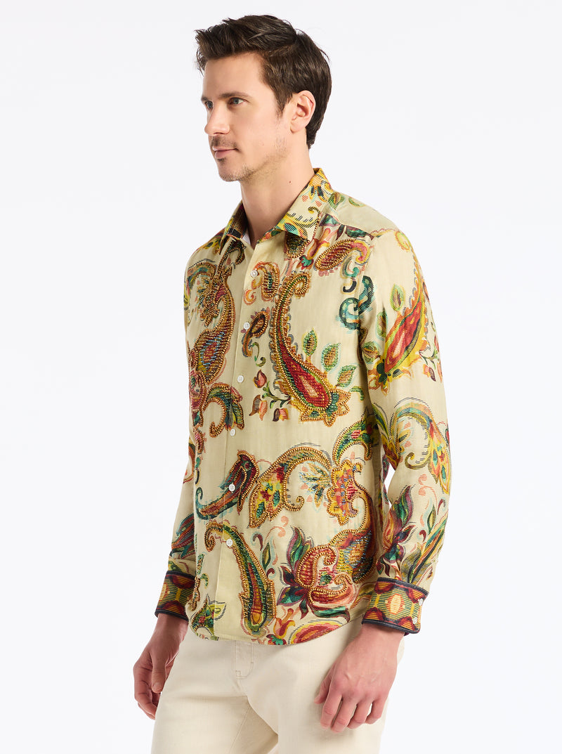 LIMITED EDITION BOCA DREAMS LONG SLEEVE BUTTON DOWN SHIRT
