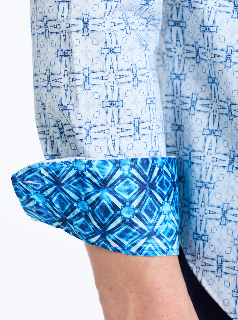 MADAGASCAR LONG SLEEVE BUTTON DOWN SHIRT