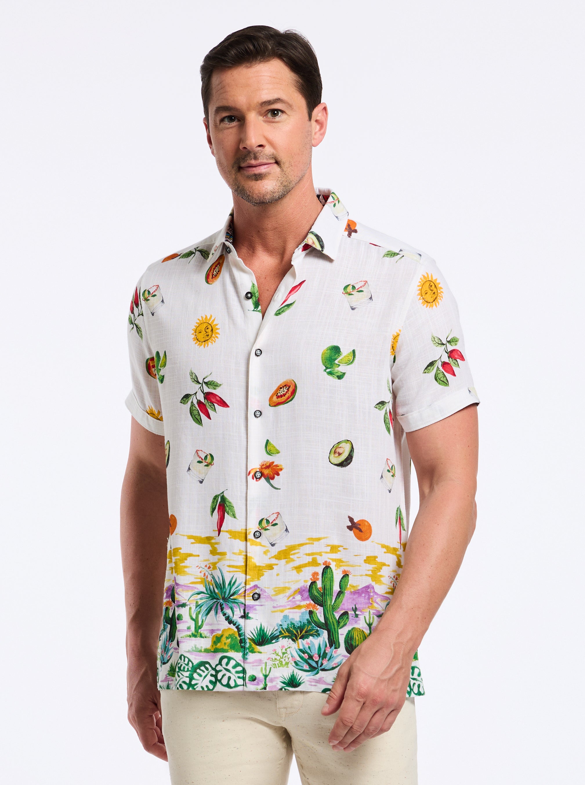 MEZCAL SHORT SLEEVE BUTTON DOWN SHIRT