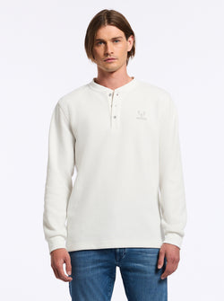 MESSI HENLEY LONG SLEEVE KNIT SHIRT