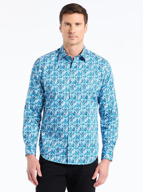 ENZO LONG SLEEVE BUTTON DOWN SHIRT