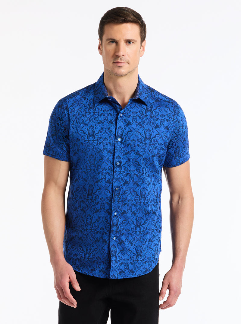 HIGHLAND SHORT SLEEVE BUTTON DOWN SHIRT
