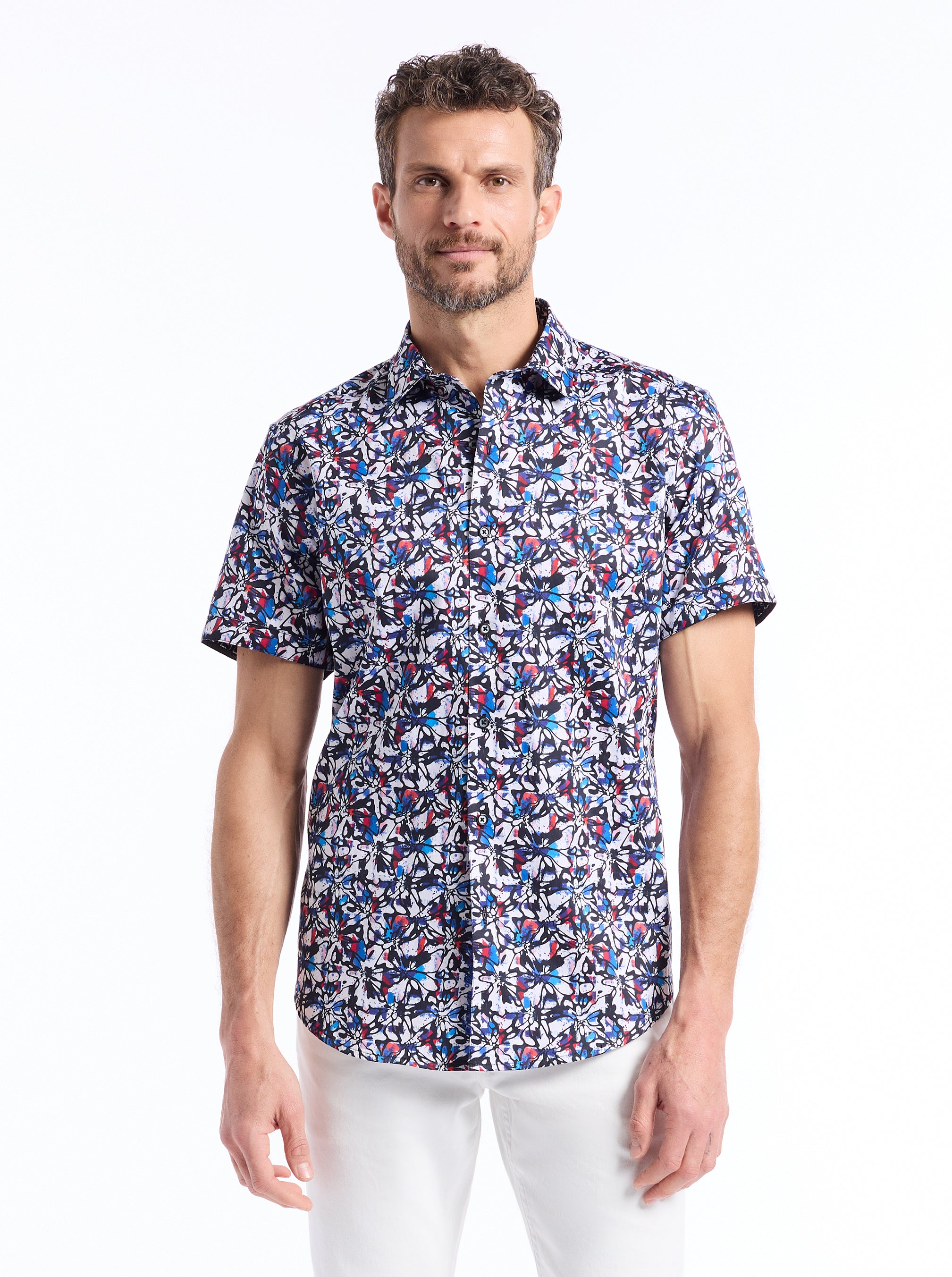 DOLWEN SHORT SLEEVE BUTTON DOWN SHIRT