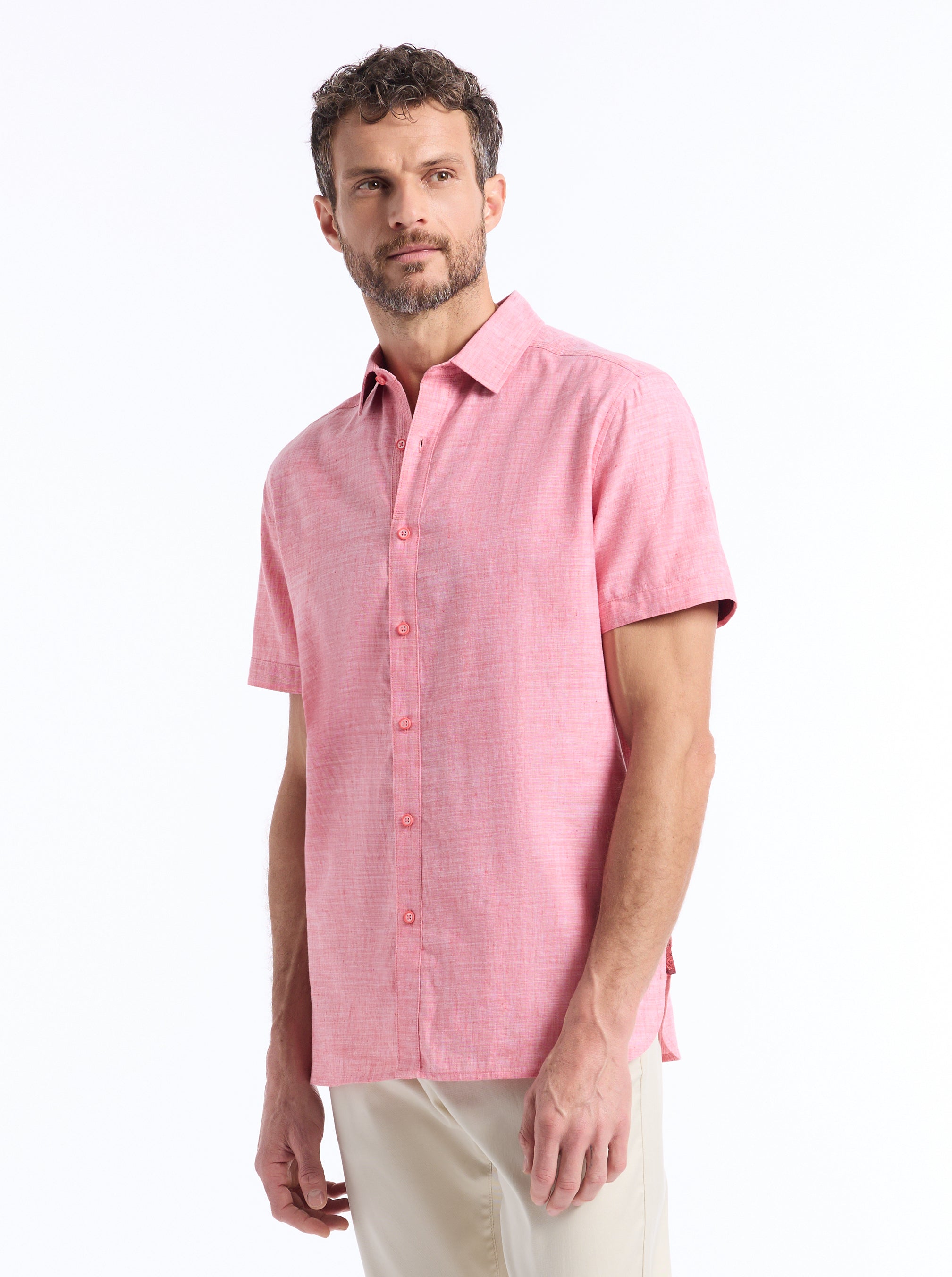 SUTTON SHORT SLEEVE BUTTON DOWN SHIRT