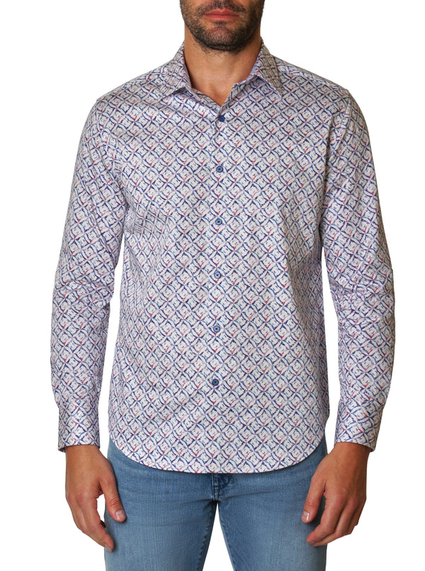 ROSALES LONG SLEEVE BUTTON DOWN SHIRT