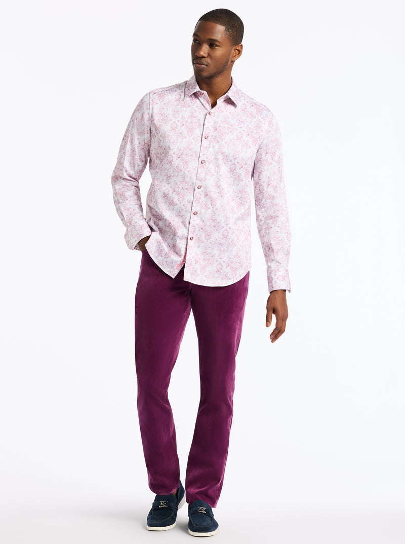 DELANCEY LONG SLEEVE BUTTON DOWN SHIRT