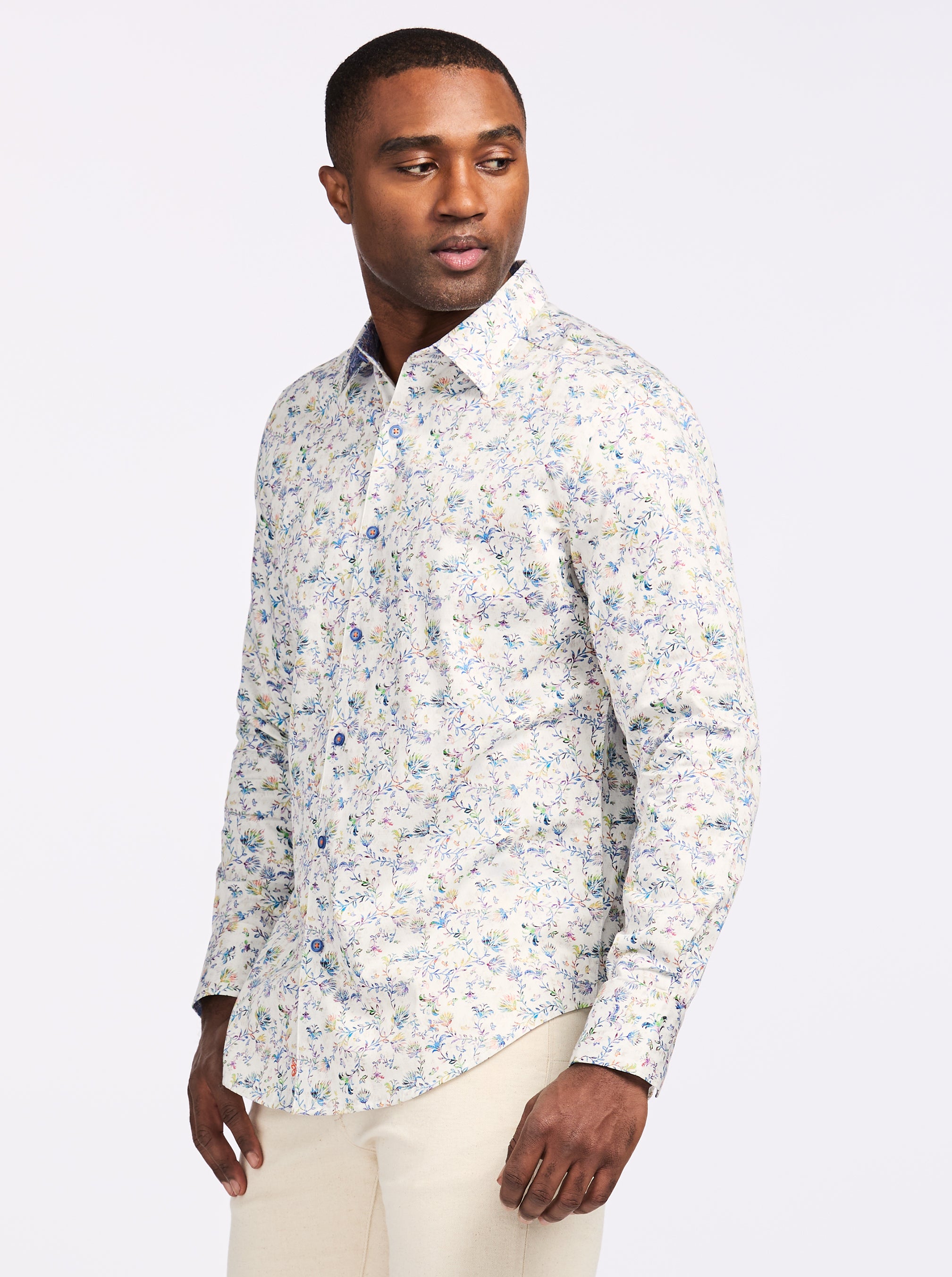 CARMO LONG SLEEVE BUTTON DOWN SHIRT