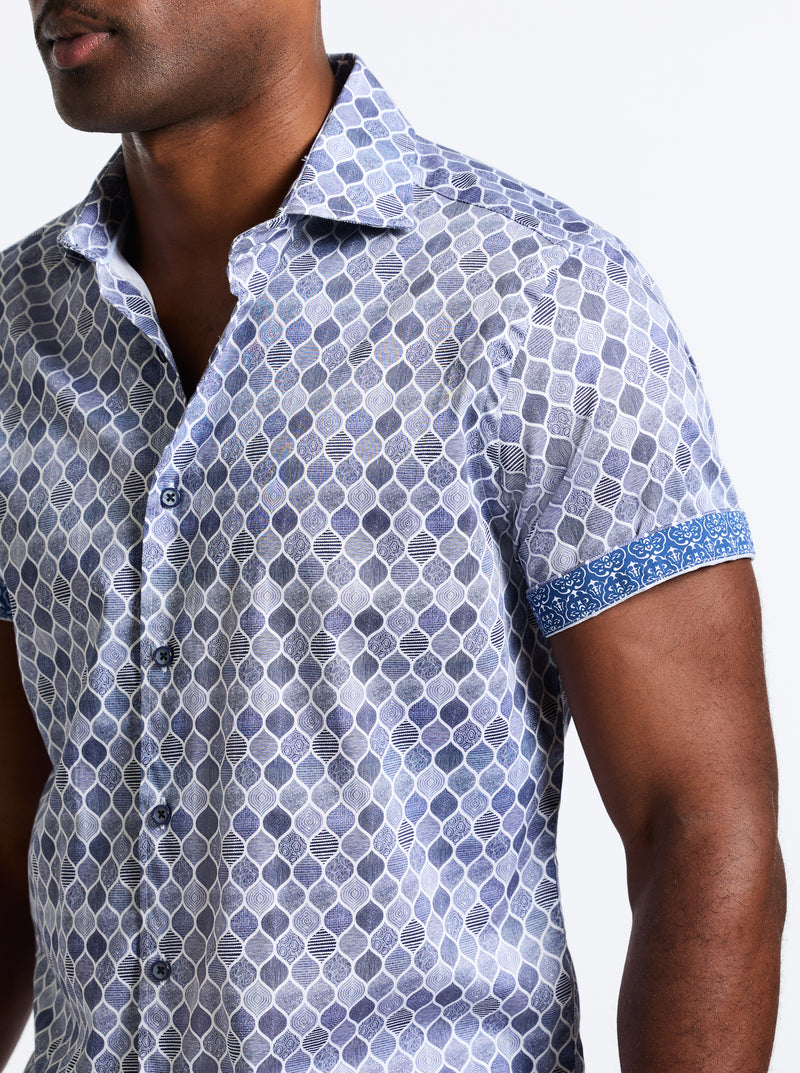 ROWAN SHORT SLEEVE BUTTON DOWN SHIRT