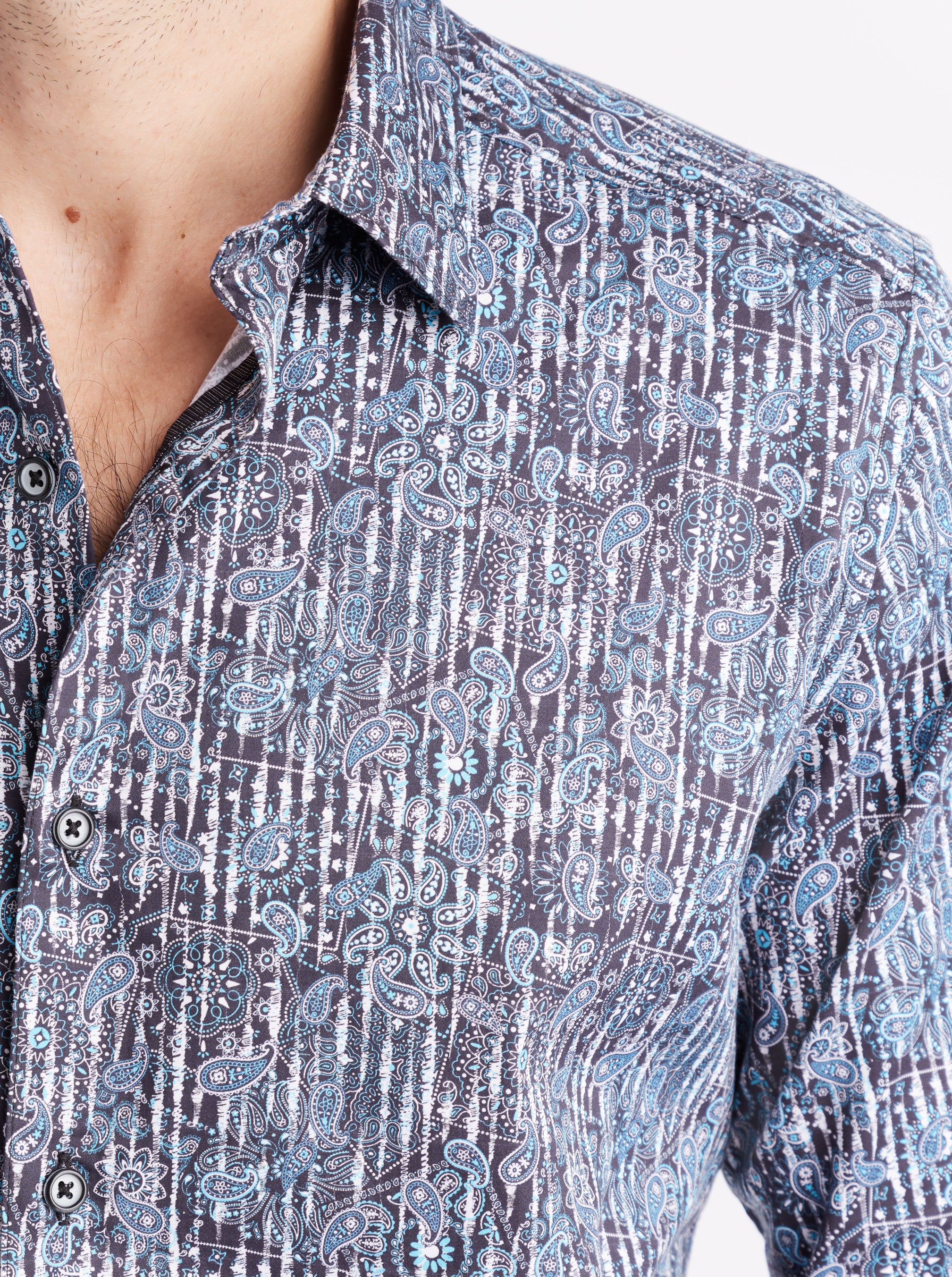 EGTON LONG SLEEVE BUTTON DOWN SHIRT