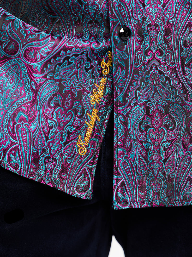 LIMITED EDITION EBONY EMBRACE LONG SLEEVE BUTTON DOWN SHIRT