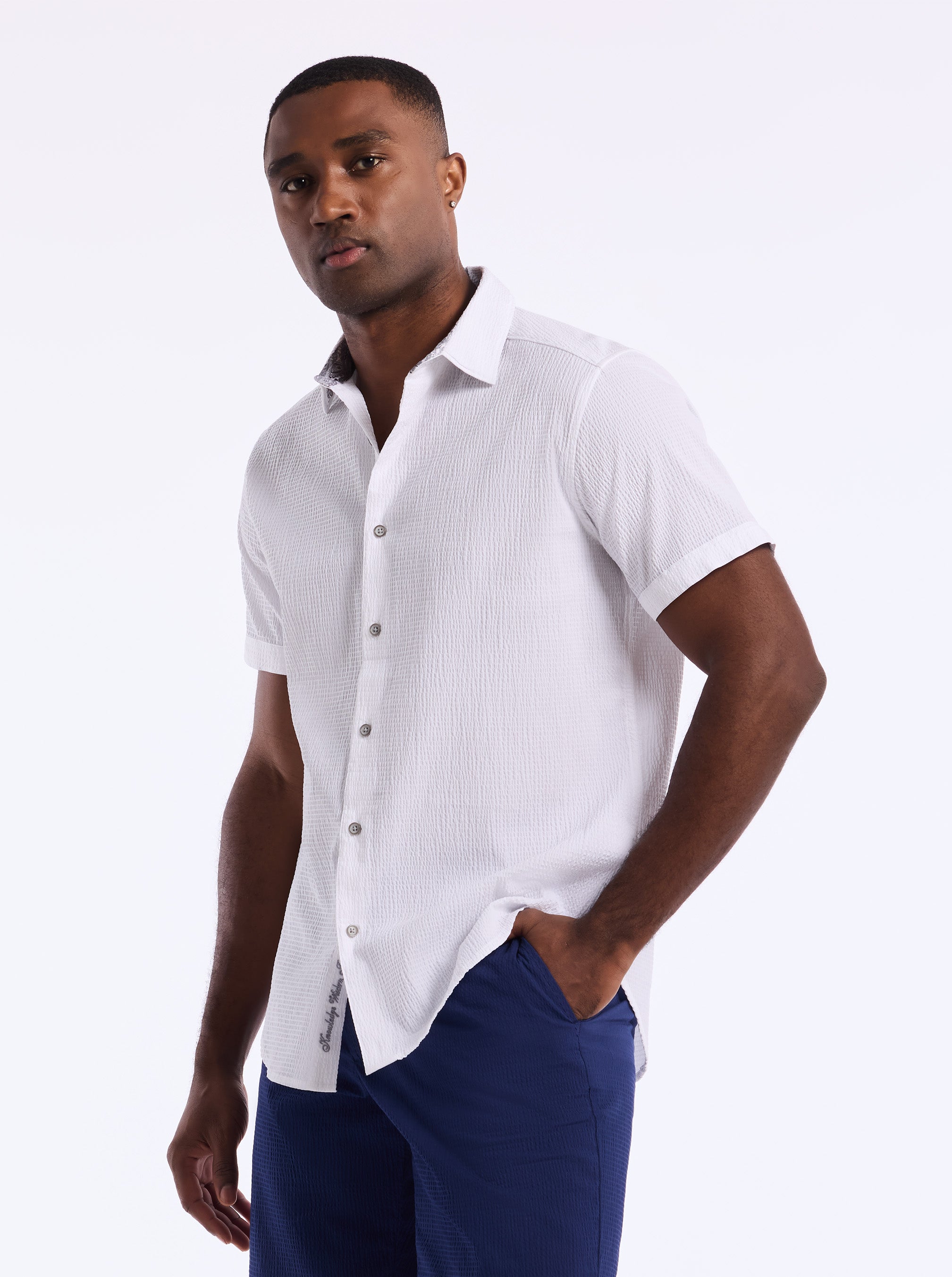PIERS SHORT SLEEVE BUTTON DOWN SHIRT