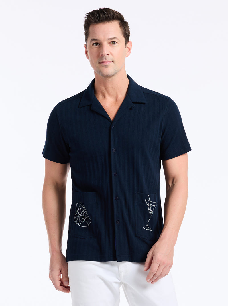 MADREY SHORT SLEEVE BUTTON DOWN SHIRT