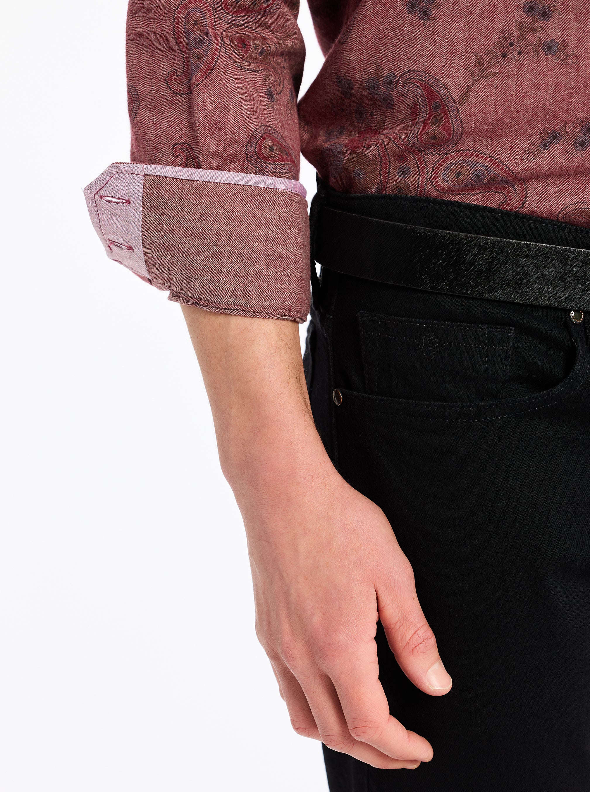 MINETTA LONG SLEEVE BUTTON DOWN SHIRT