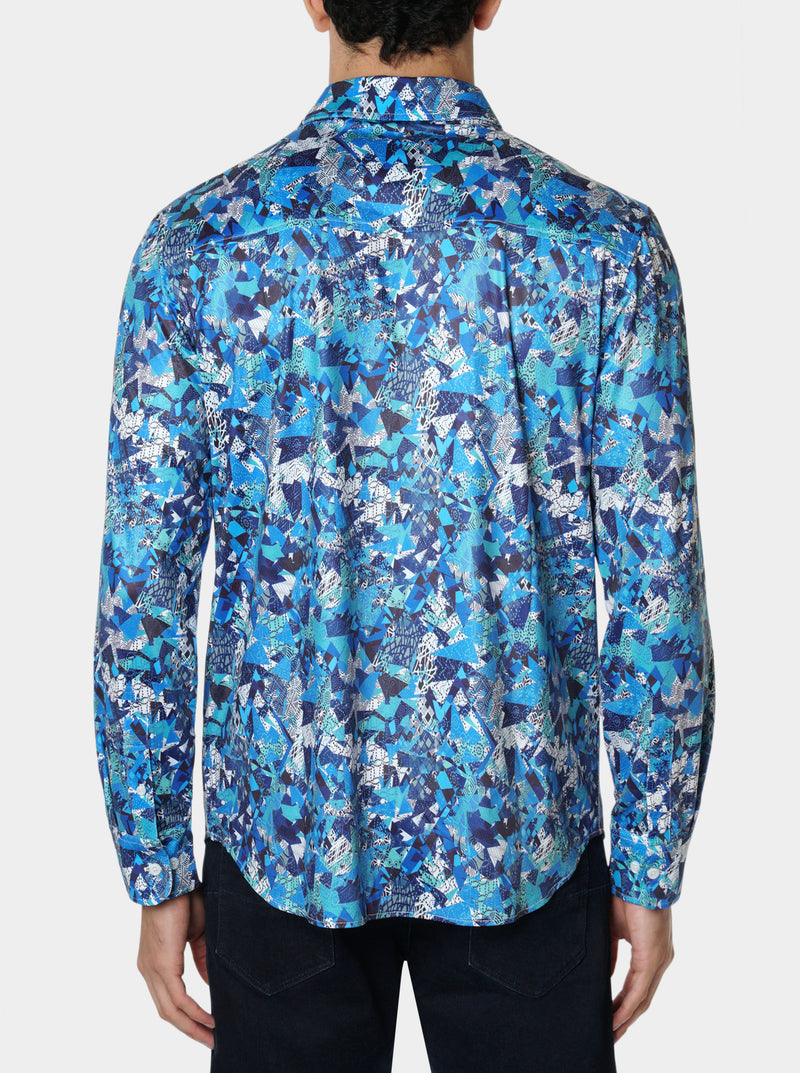 DEGNAN LONG SLEEVE BUTTON DOWN SHIRT