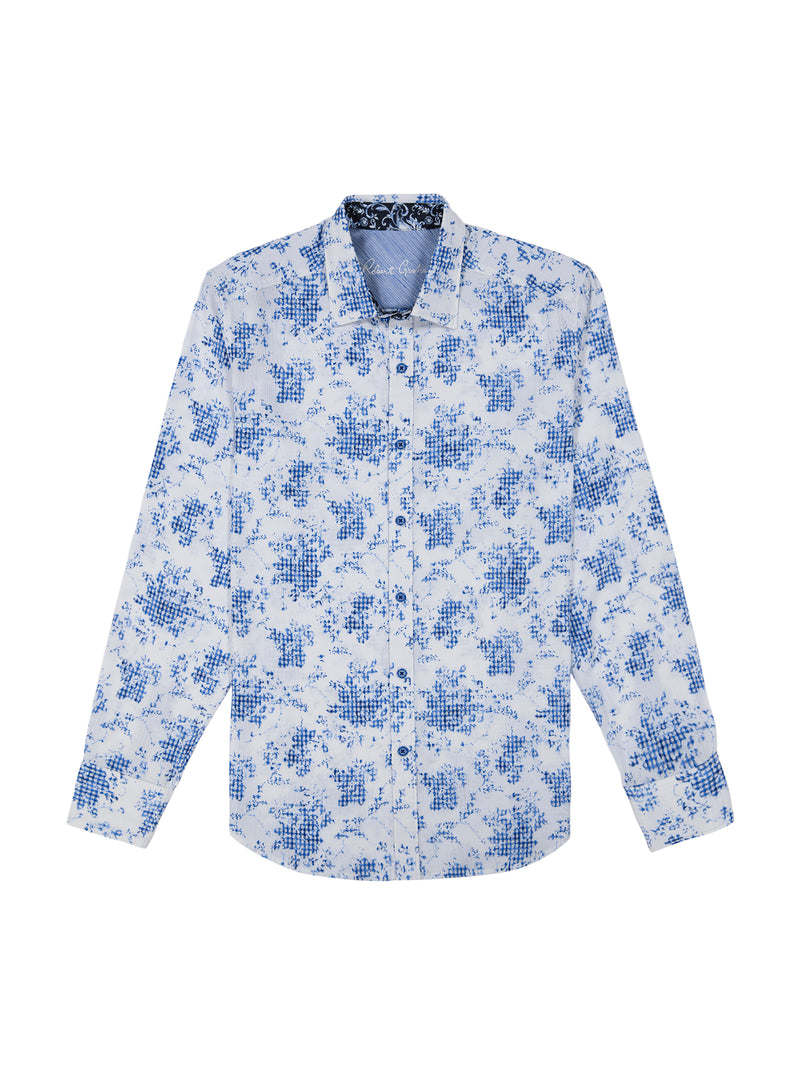 ANGOLA LONG SLEEVE BUTTON DOWN SHIRT