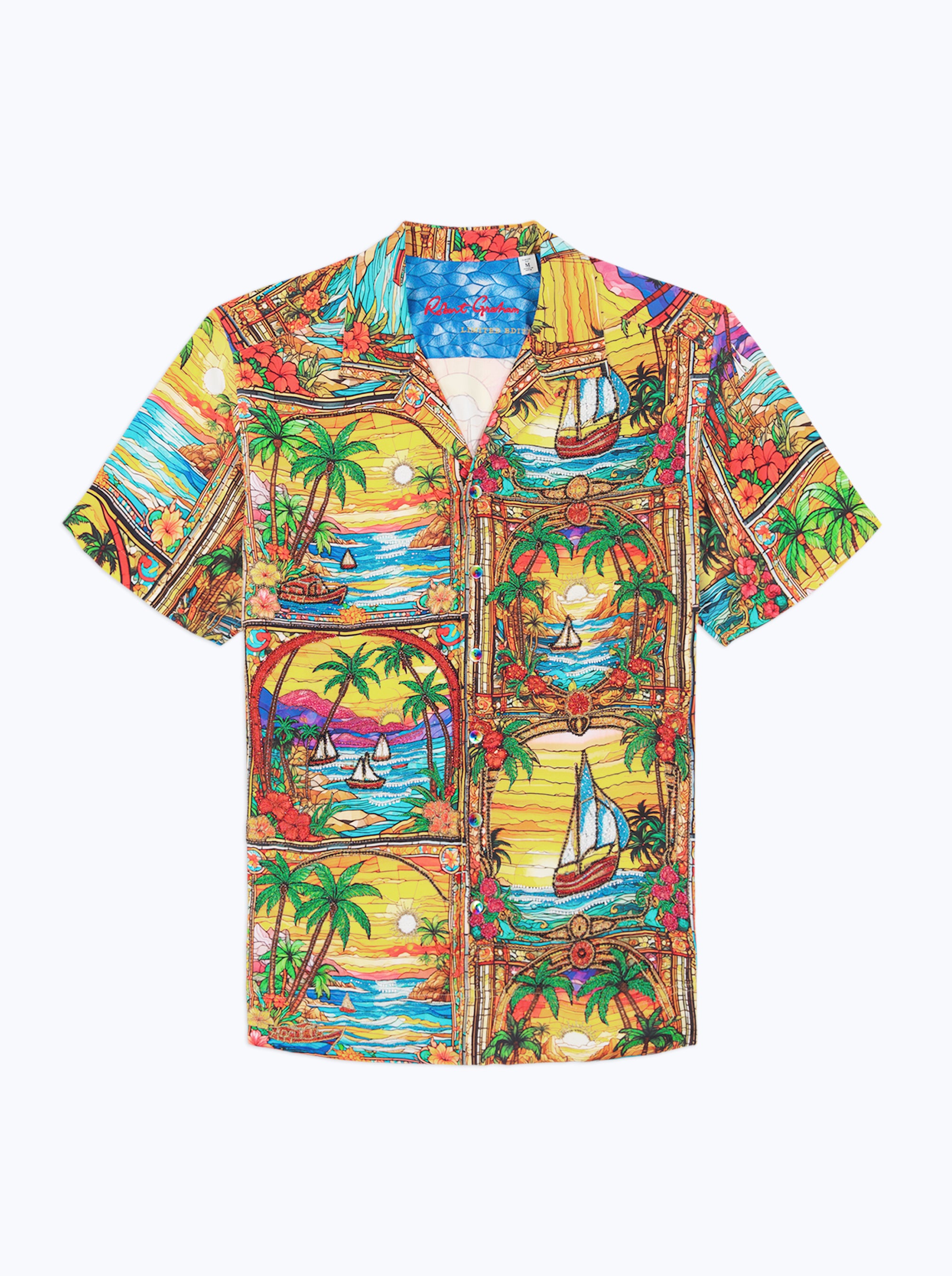 LIMITED EDITION THE SAILOR SKY SHORT SLEEVE BUTTON DOWN SHIRT