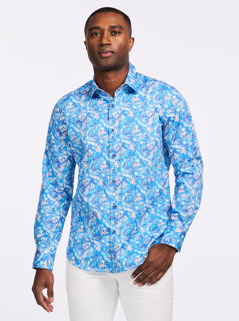 MARSTON LONG SLEEVE BUTTON DOWN SHIRT