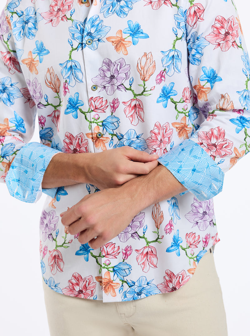HARROWAY LONG SLEEVE BUTTON DOWN SHIRT