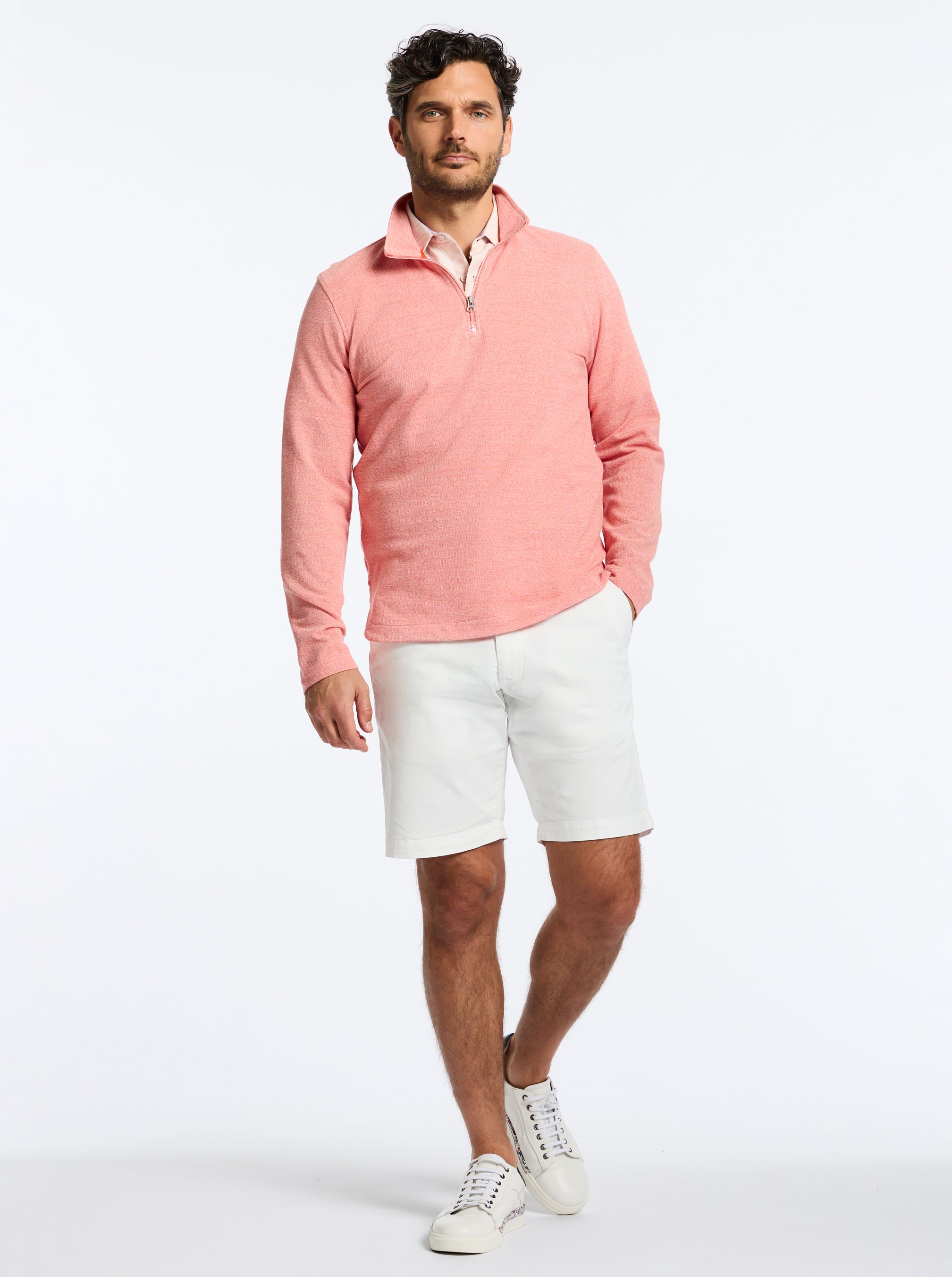 HOBSON LONG SLEEVE KNIT SHIRT
