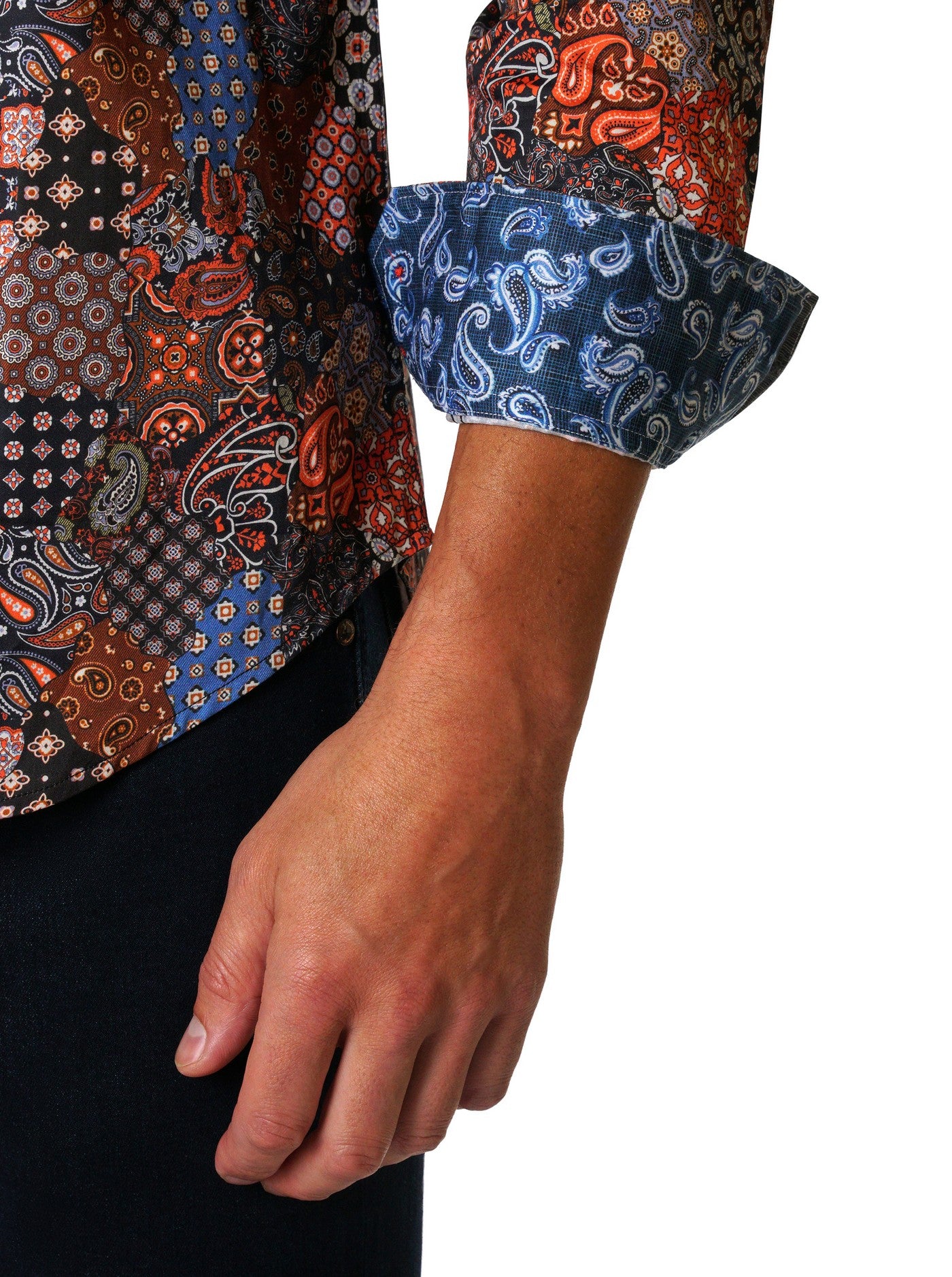 MERILLO LONG SLEEVE BUTTON DOWN SHIRT