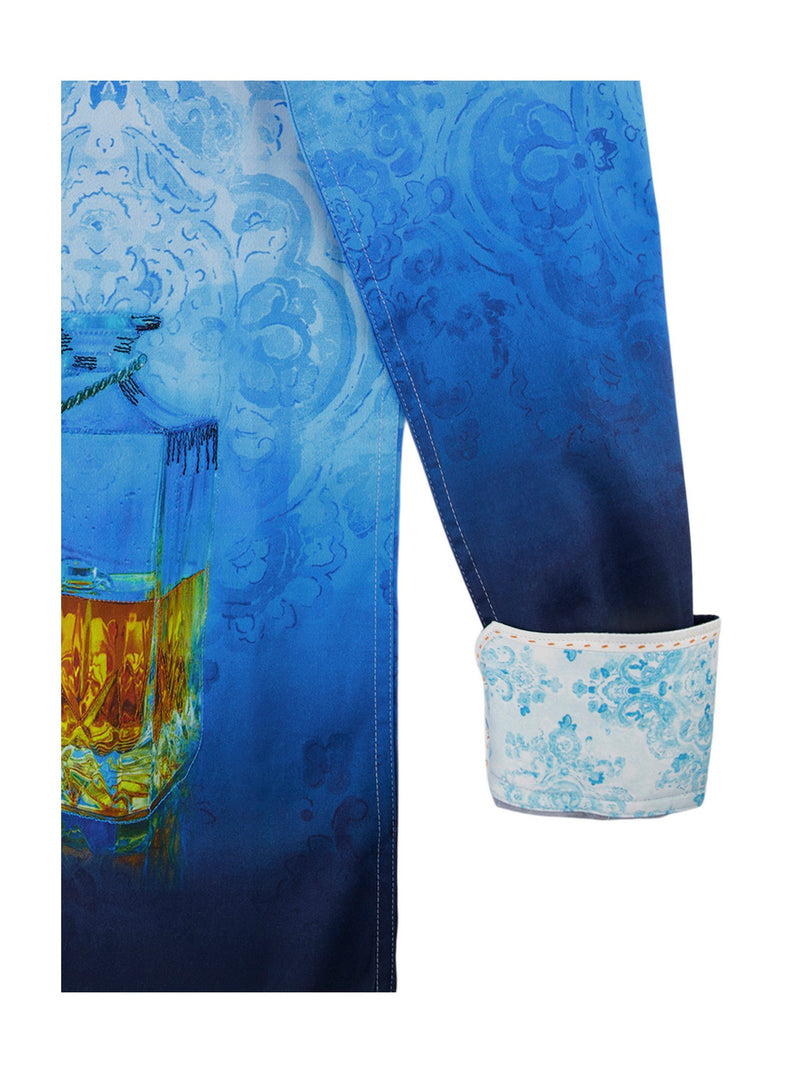 GARRICK CLUB LONG SLEEVE BUTTON DOWN SHIRT