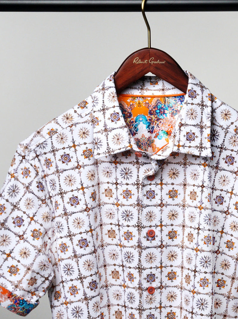 KAI SHORT SLEEVE BUTTON DOWN SHIRT