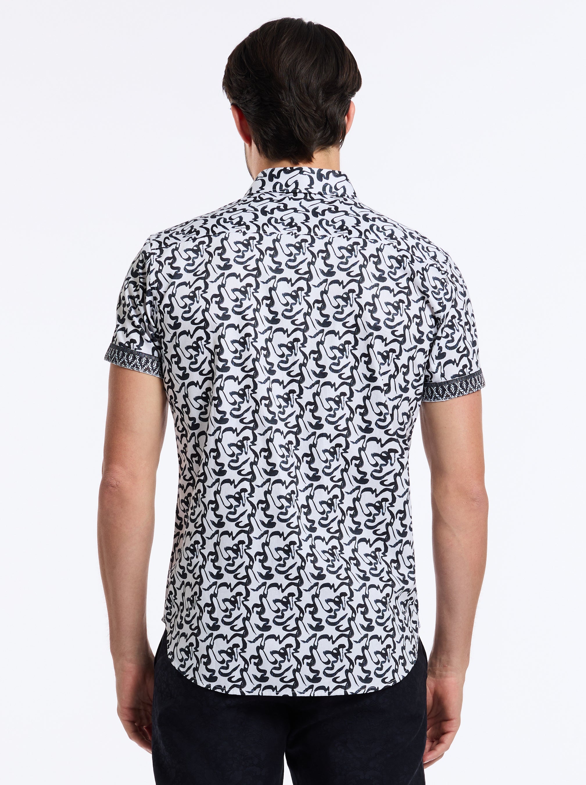 THERON SHORT SLEEVE BUTTON DOWN SHIRT