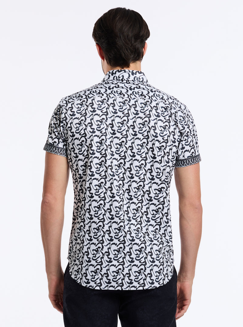 THERON SHORT SLEEVE BUTTON DOWN SHIRT