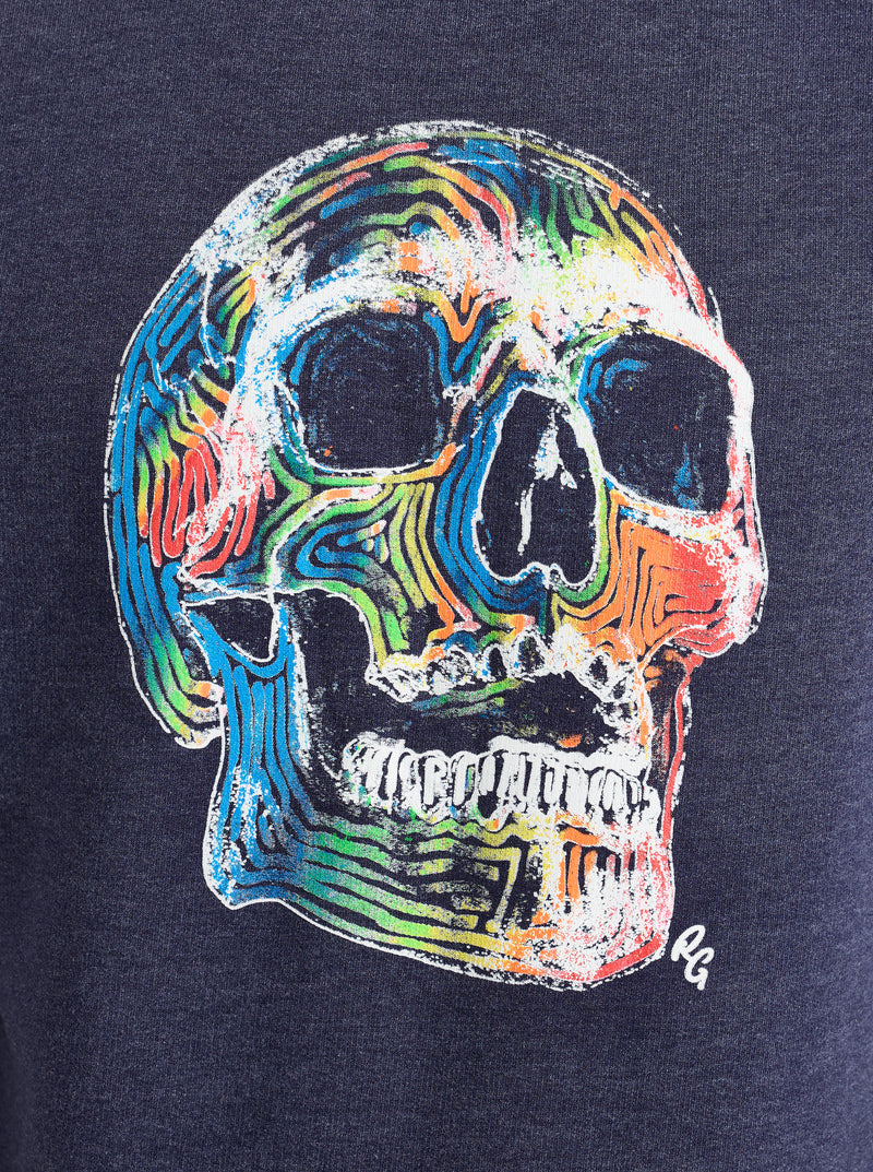 NEON BONES LONG SLEEVE KNIT SHIRT