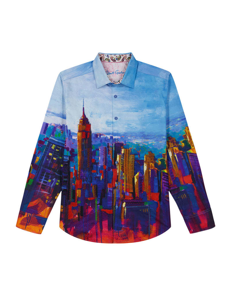 EMPIRE LONG SLEEVE BUTTON DOWN SHIRT