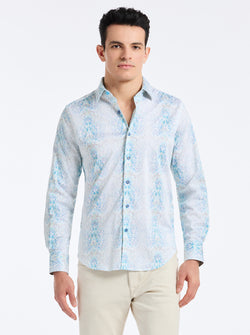 FUERTEVENTURA LONG SLEEVE BUTTON DOWN SHIRT