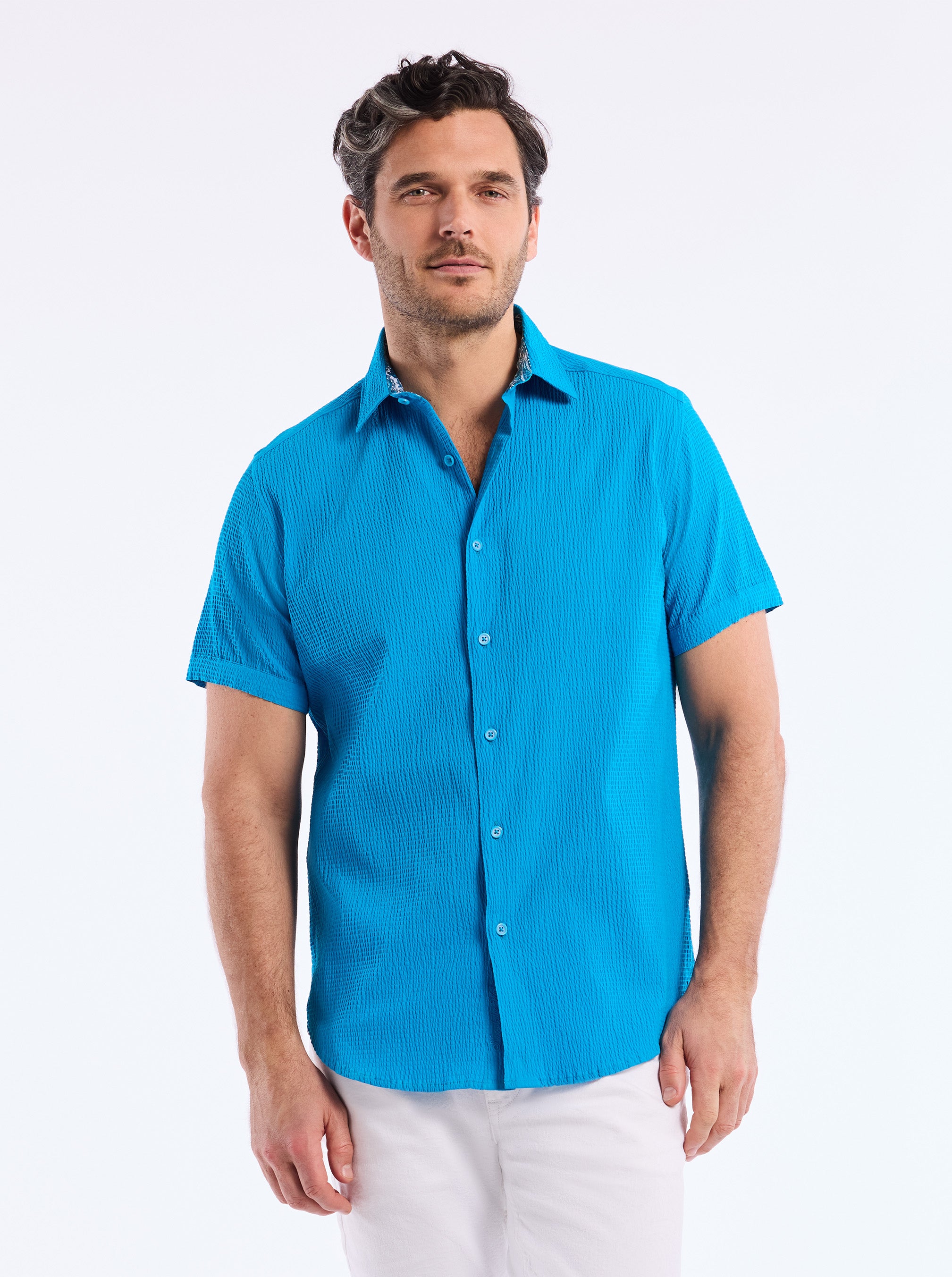 PIERS SHORT SLEEVE BUTTON DOWN SHIRT