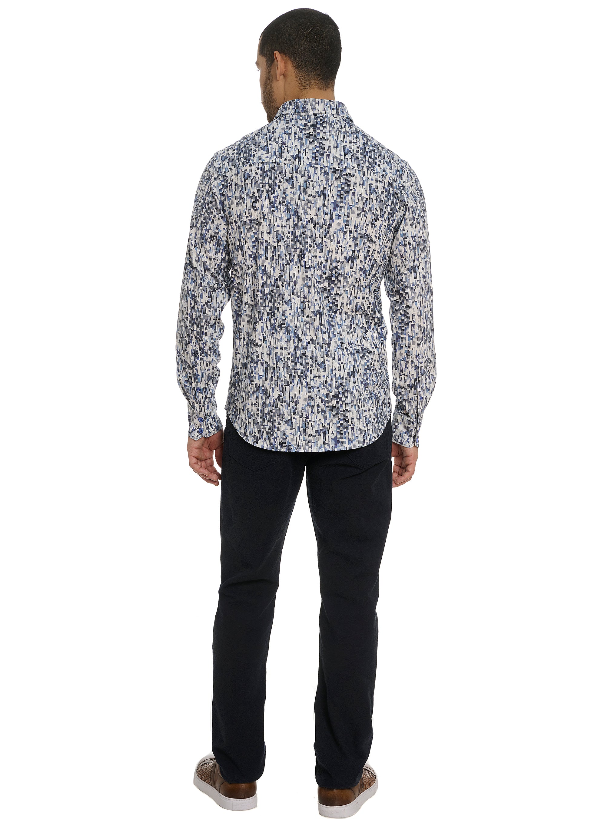 FRAGMENT LONG SLEEVE BUTTON DOWN SHIRT BIG