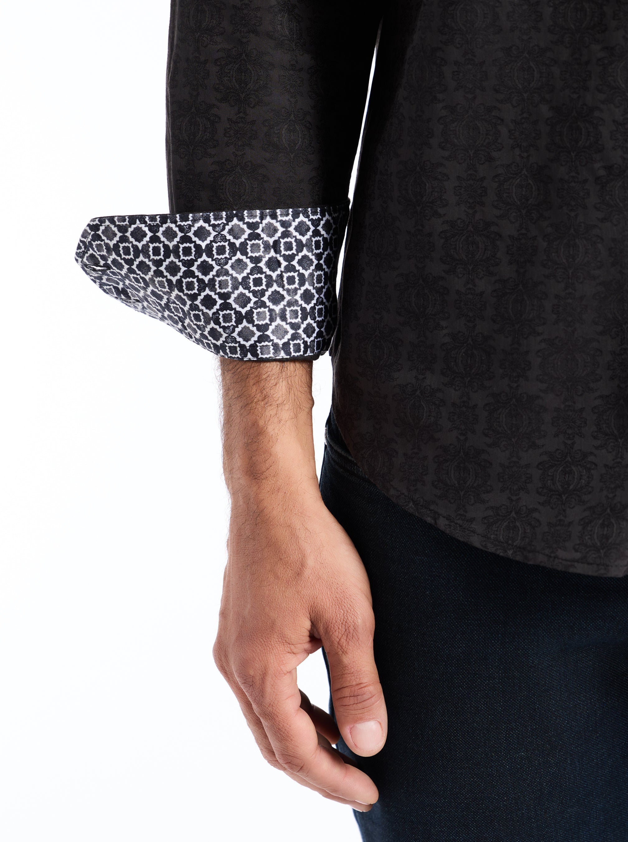 STELLMAN LONG SLEEVE BUTTON DOWN SHIRT