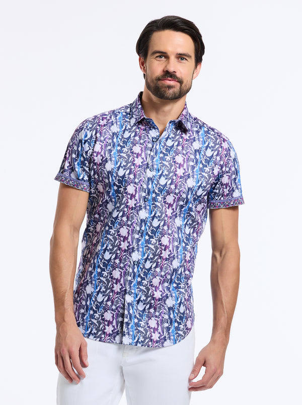 ZORIN SHORT SLEEVE BUTTON DOWN SHIRT
