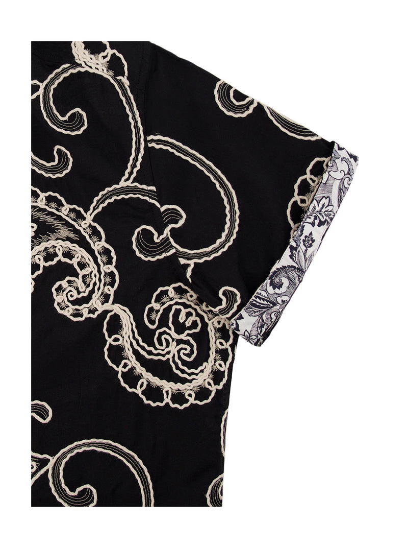 IMBRIGLIO SHORT SLEEVE BUTTON DOWN SHIRT