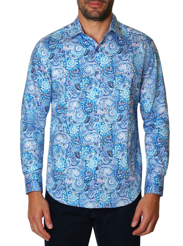 LARSON LONG SLEEVE BUTTON DOWN SHIRT