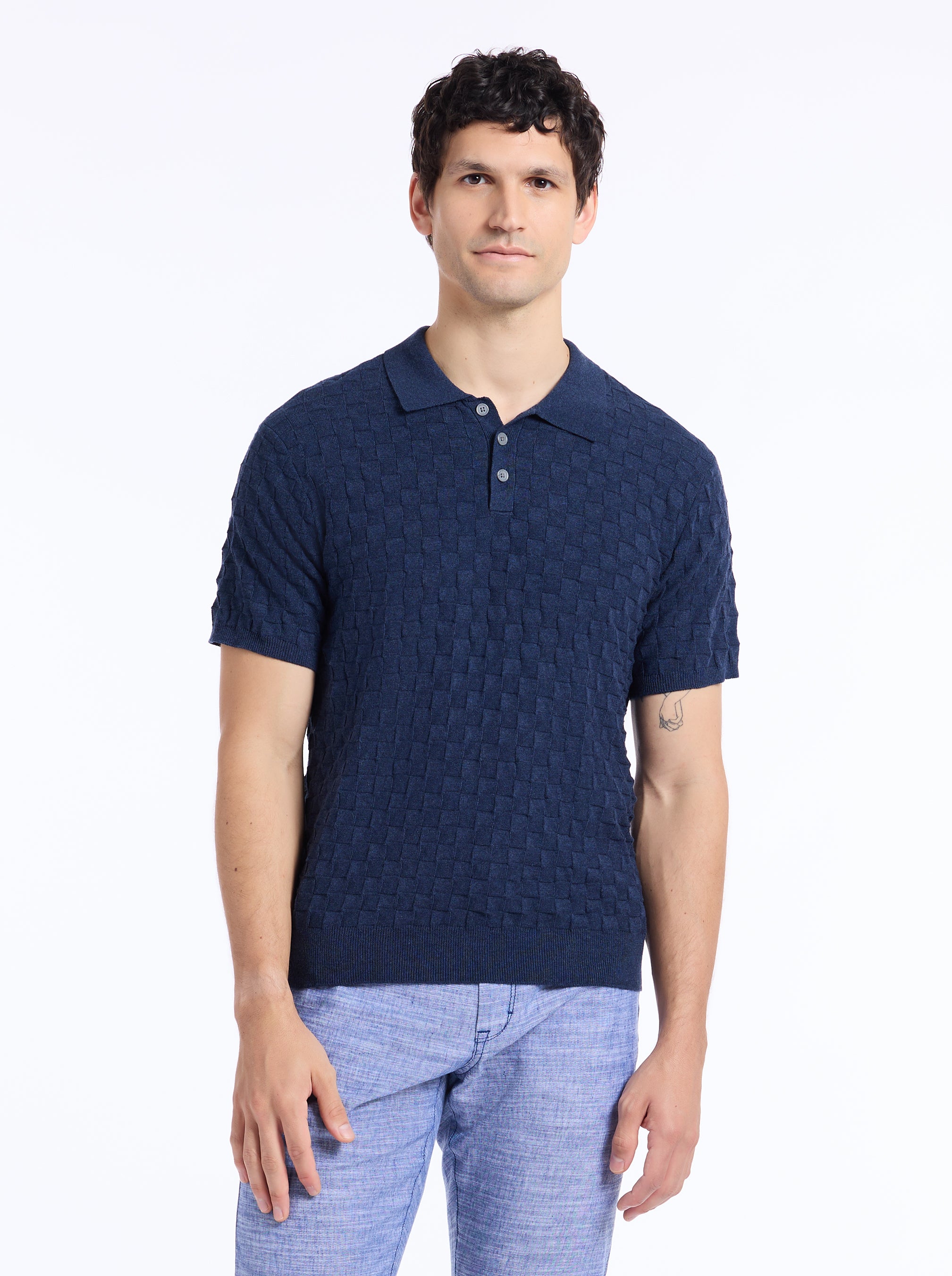 HAMPSON SHORT SLEEVE SWEATER