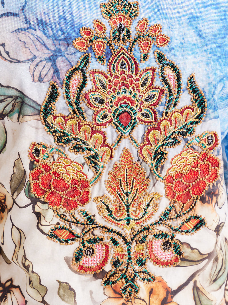 LIMITED EDITION WANDERINBLOSSOM LONG SLEEVE BUTTON DOWN SHIRT BIG