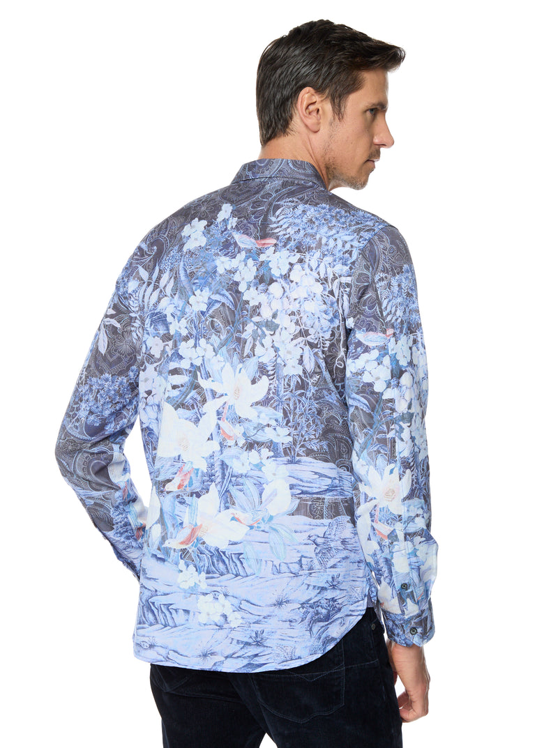NADINE LONG SLEEVE BUTTON DOWN SHIRT TALL
